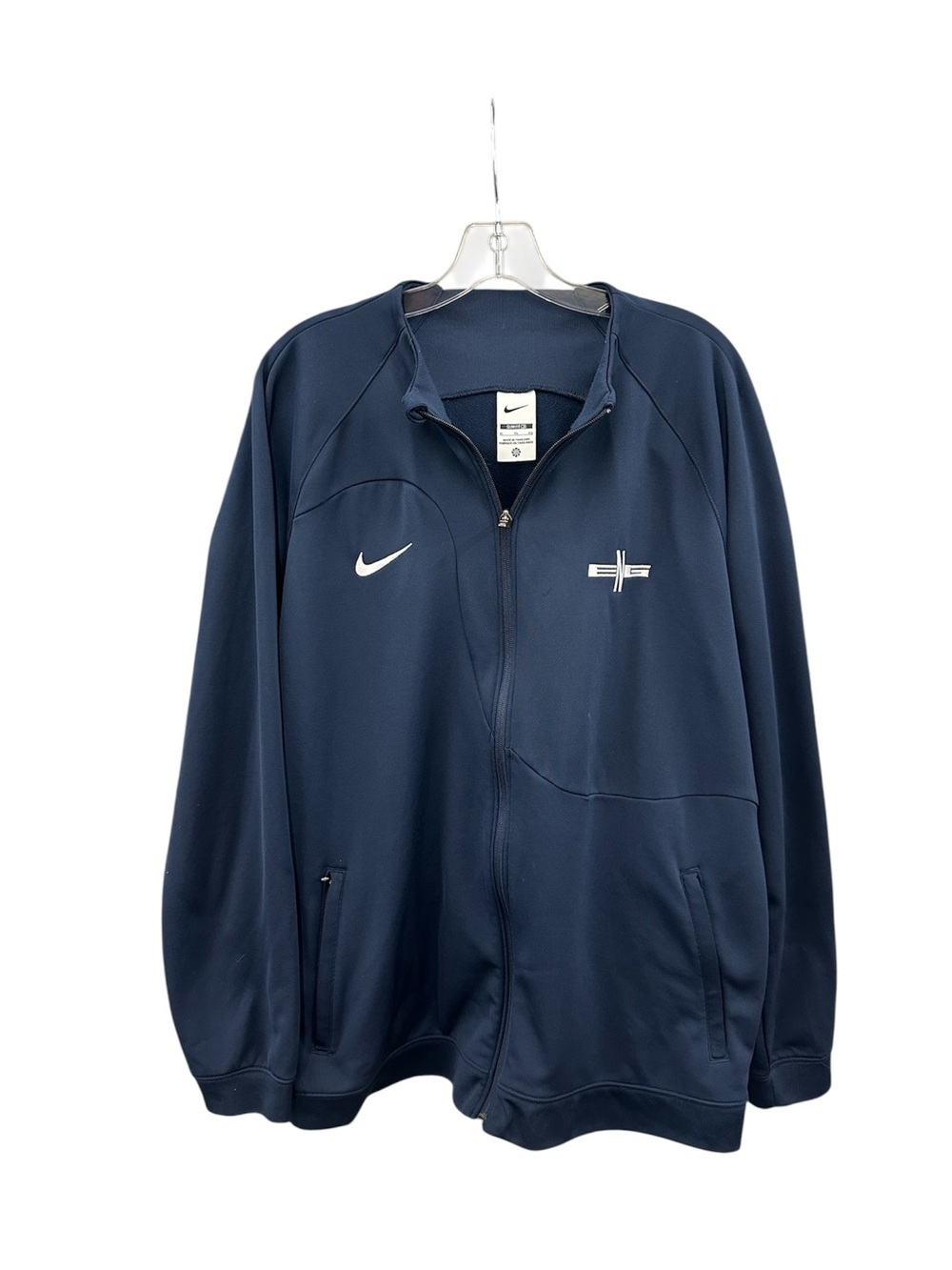 Nike x England Academy Pro Anthem Soccer Full Zip Jacket Navy Mens XL